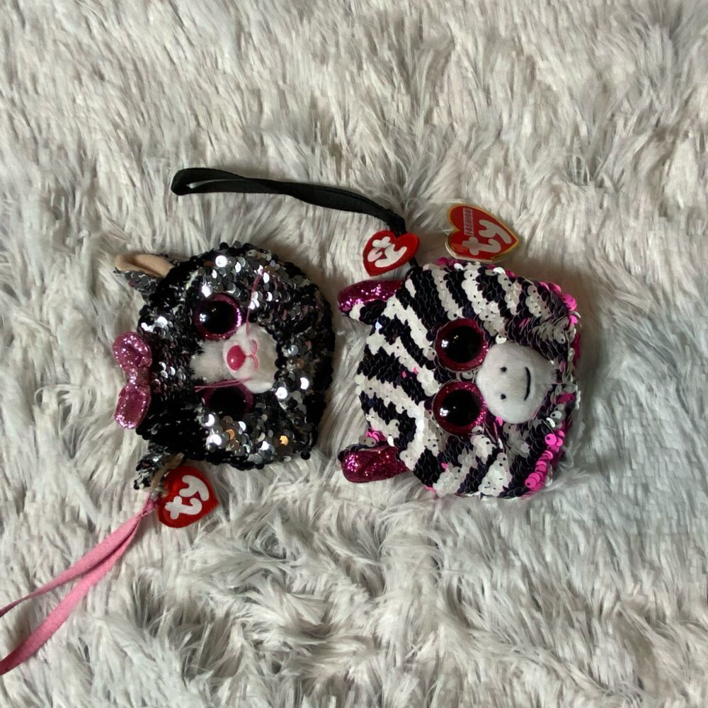 TY Kiki Cat & Zoey Wristlet s